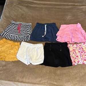 3T bundle of shorts/ skirts
